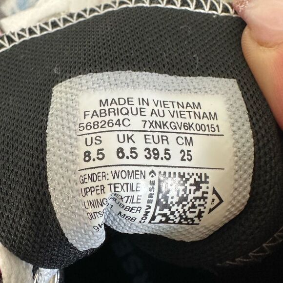 Converse Chuck Taylor High Top Sneakers Shoes Rainbow Tie Dye Size 8.5 - Picture 8 of 12